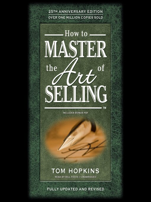 Title details for How to Master the Art of Selling by Tom Hopkins - Available